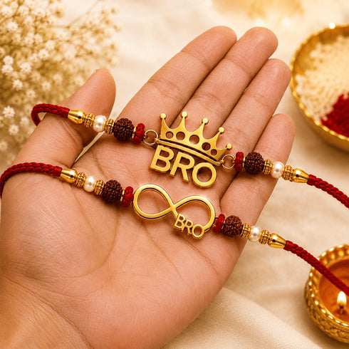 Rakhi Combo (Set Of 2) - Bro Design