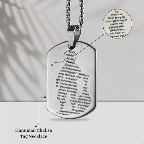 Wallet and Hanuman Chalisa Pendant with Chain Combo