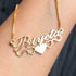 Bottom Line Heart Name Necklace