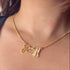 Boy Girl Couple Name Necklace