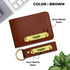 Name Wallet and Keychain Combo