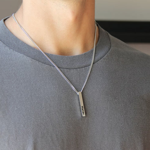 लड़के और लड़की के लिए 3D बार नाम हार