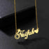 Crown with Heart Name Necklace
