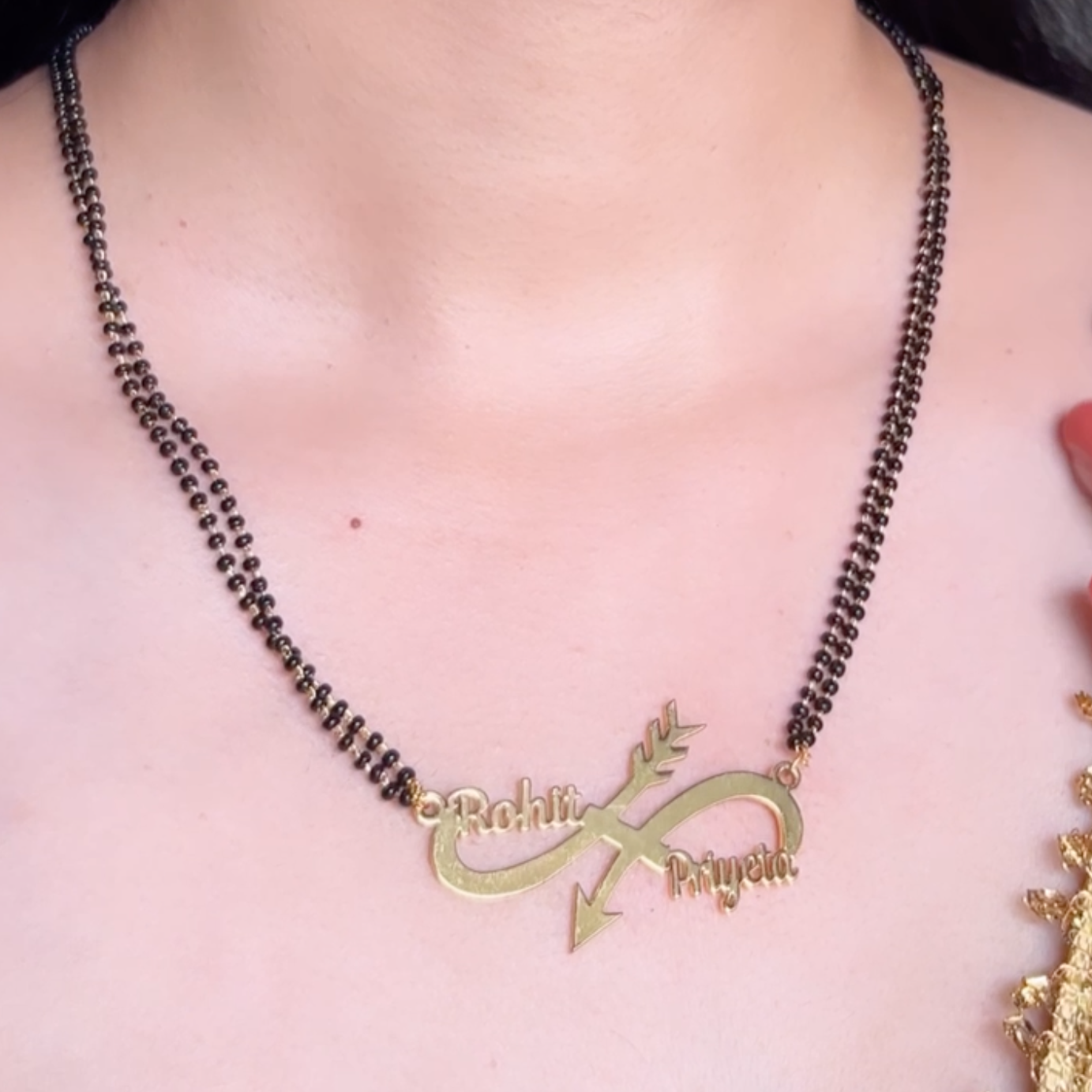 Husband Name Pankaj Name Mangalsutra Couple Name Locket Kiran Name