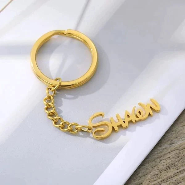 Classic Name Keychain – Glamorizee